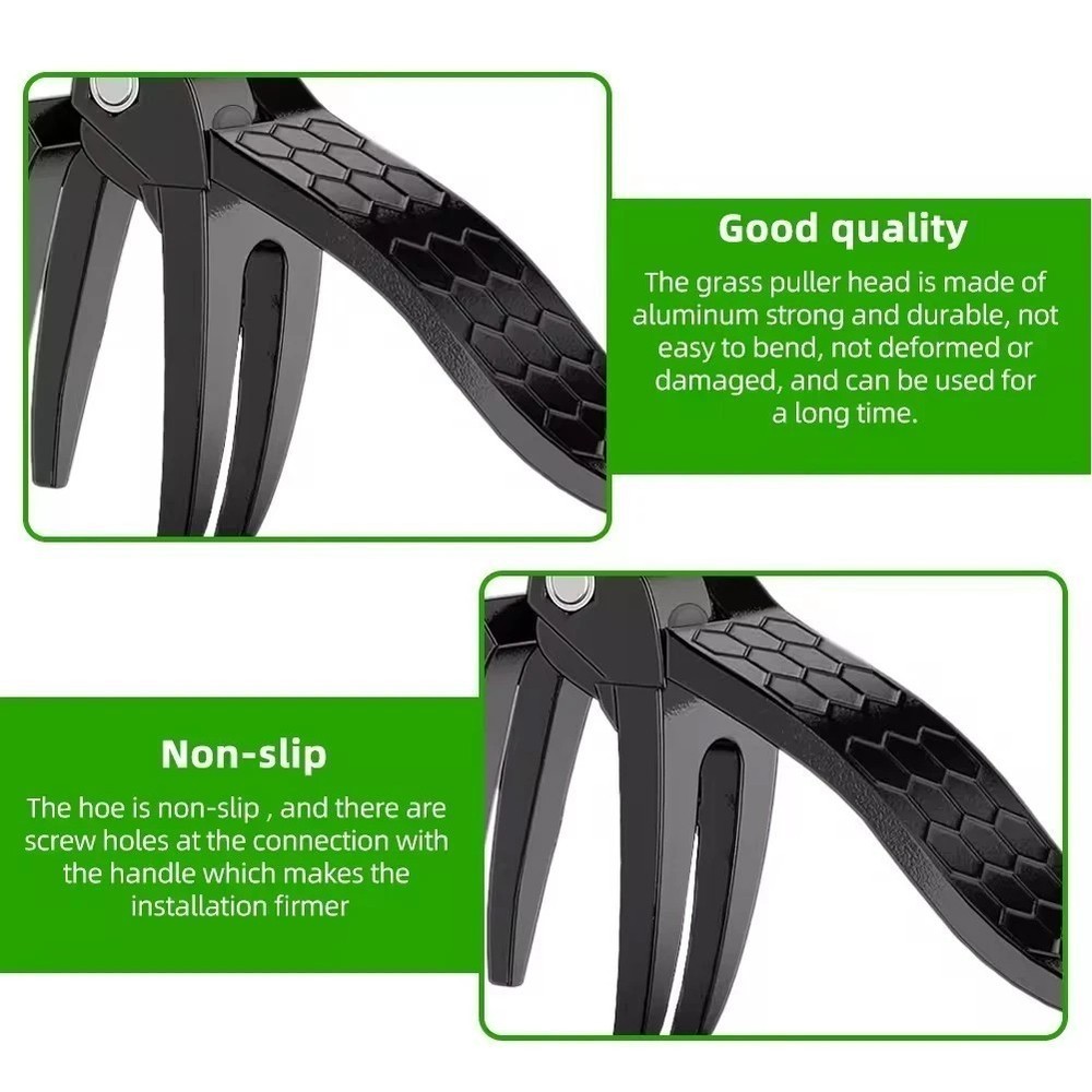 Weeder Puller Stand Up Weed Tool Handle Claw Garden Outdoor Root Remover