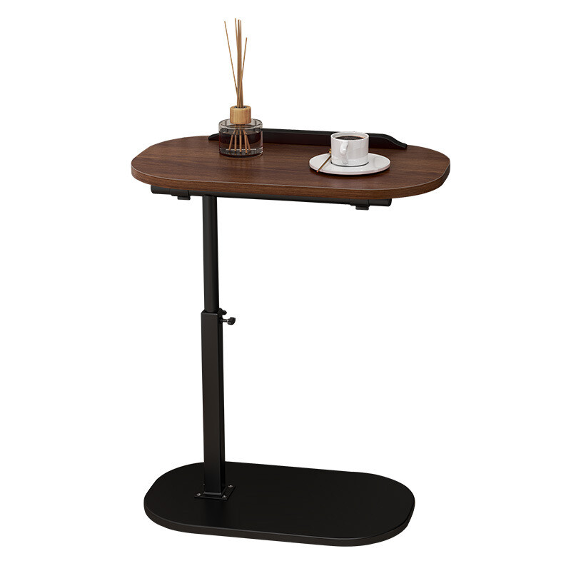 C-shaped Side Table Sofa Table for Living Room+Study Height Adjustable SideTable