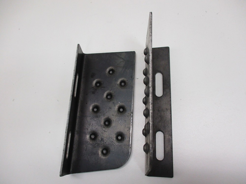 Steel Pontoon Boat Trailer Foot Pad Step Footpad Steps L-R / Weld or Bolt On