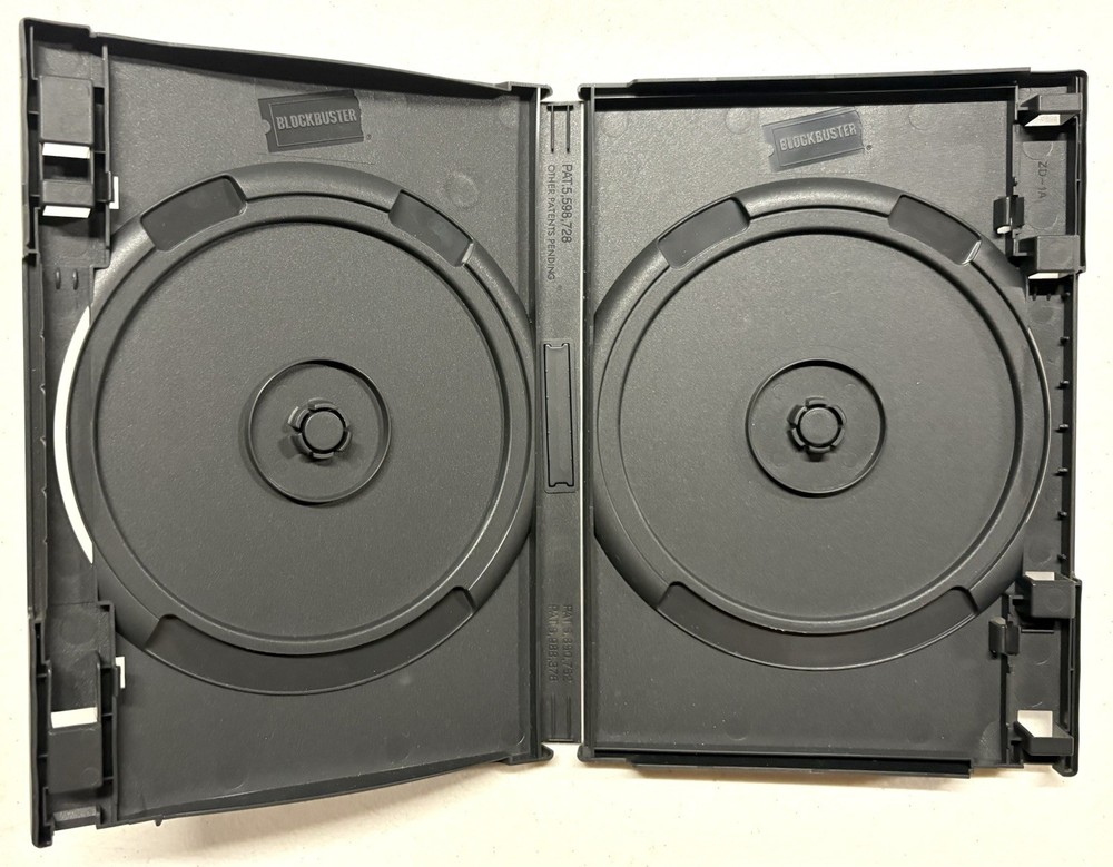 10x Authentic Empty Blockbuster Double Disc DVD/Blu-ray Replacement Cases