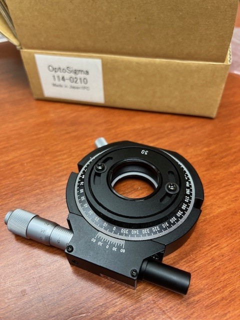 78mm Diameter, Brass, Lapped-Surface Bearing Optical Rotation Stage
