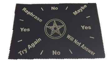 8x12 Pentacle Pendulum Mat - Five Elements Sacred Geometry Divination