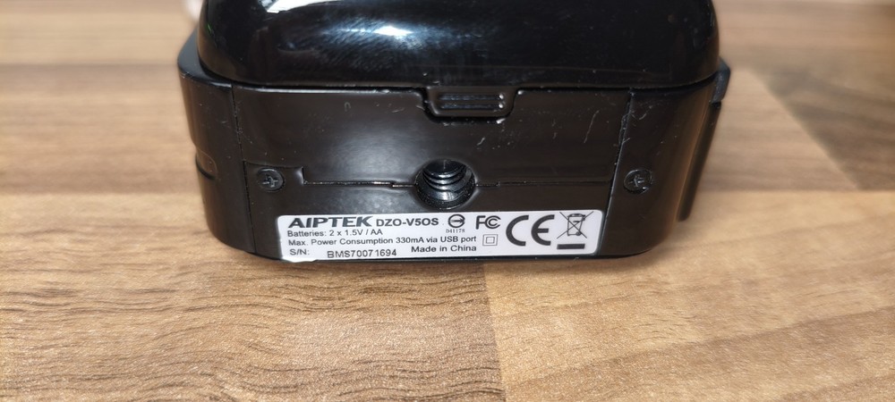 Aiptek DZO-V5OS 5.0MP Compact Digital Video Camera Camcoroder Black Tested