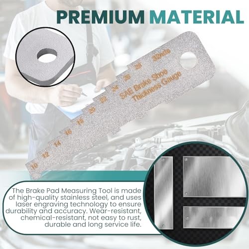 Mini Tech Gauge 32nds Brake Pad Measuring Tool
