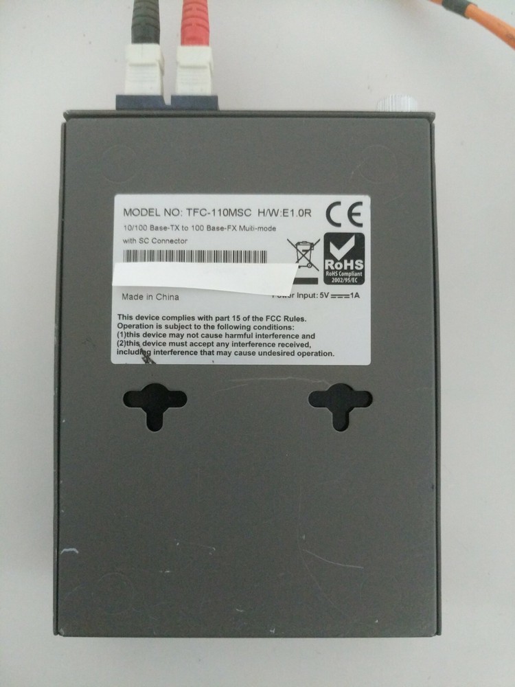 TRENDnet TFC-110MSC H/W:E1.0R