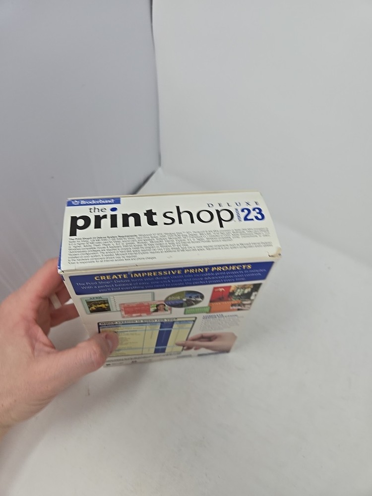 The Print Shop Deluxe Version 23 for Windows IMAGE And Install/Program Disc
