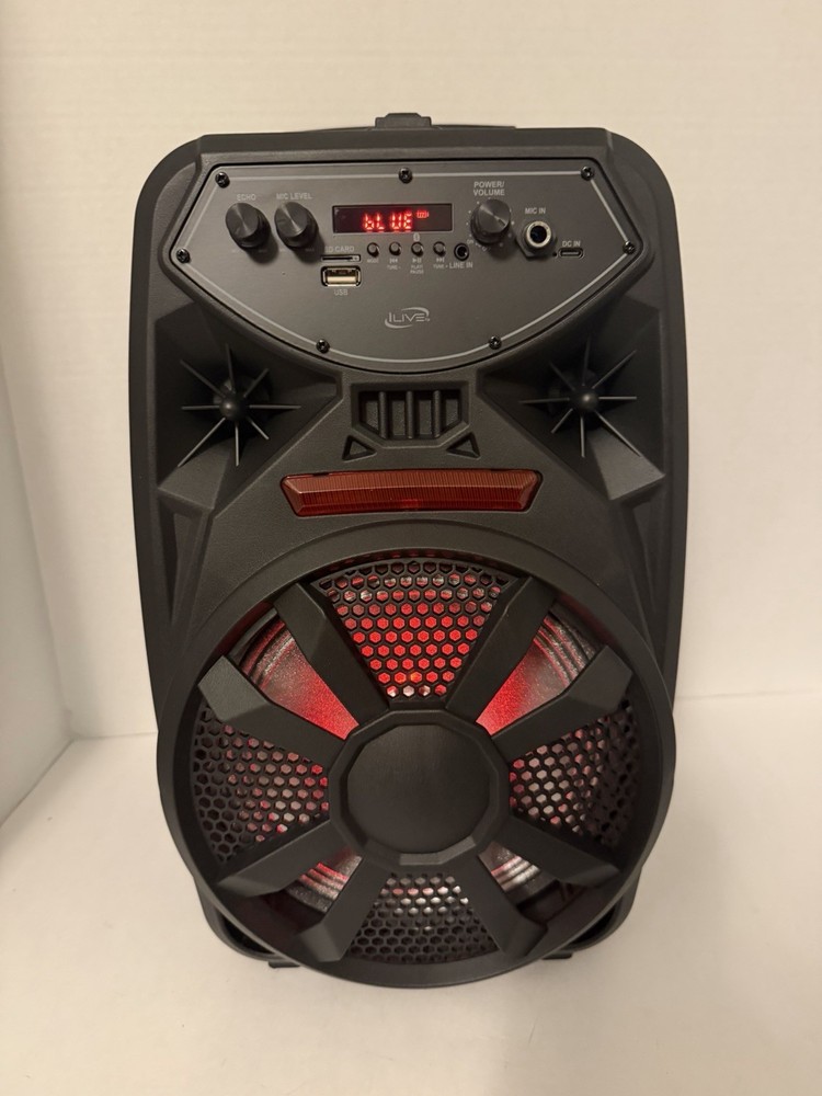 iLive Bluetooth Tailgate Speaker, ISB380B, Black