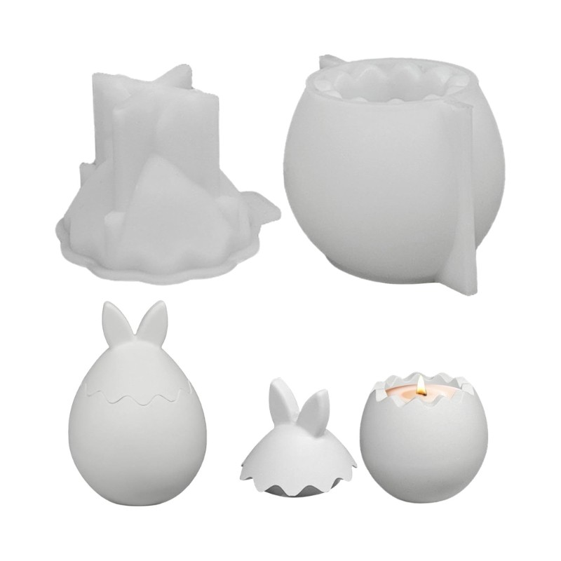 Multipurpose Silicone Mould for Rabbits and Eggs Shell Ornament