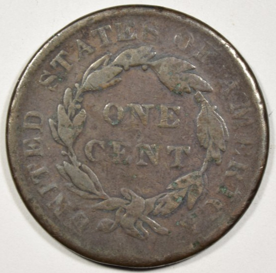 1837 LARGE CENT ~ NICE FINE ~ PRICED RIGHT! INV#1