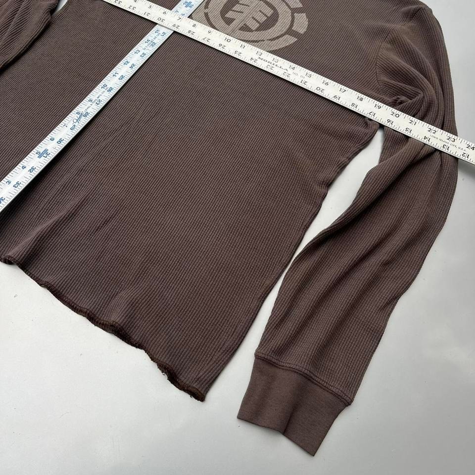 Brown Element long sleeve thermal shirt