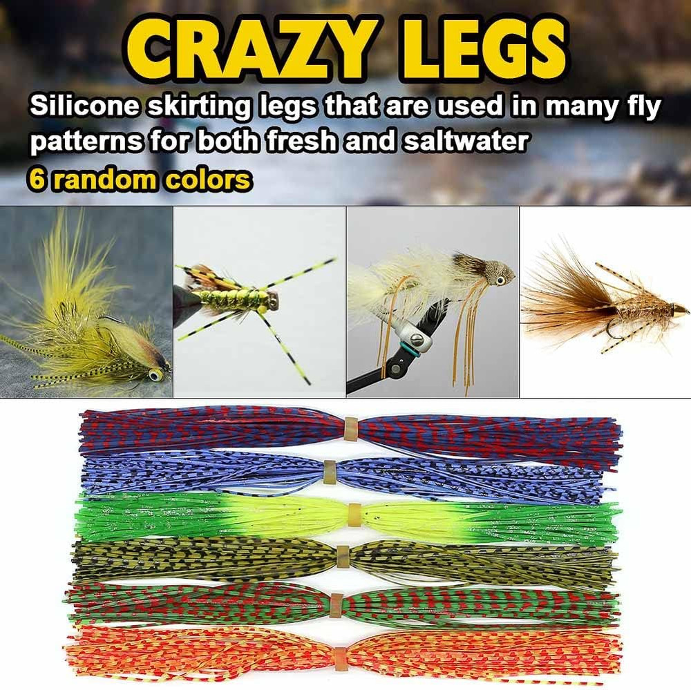 Beginner Fly Tying Kit - 120 Essential Materials and Tools Included