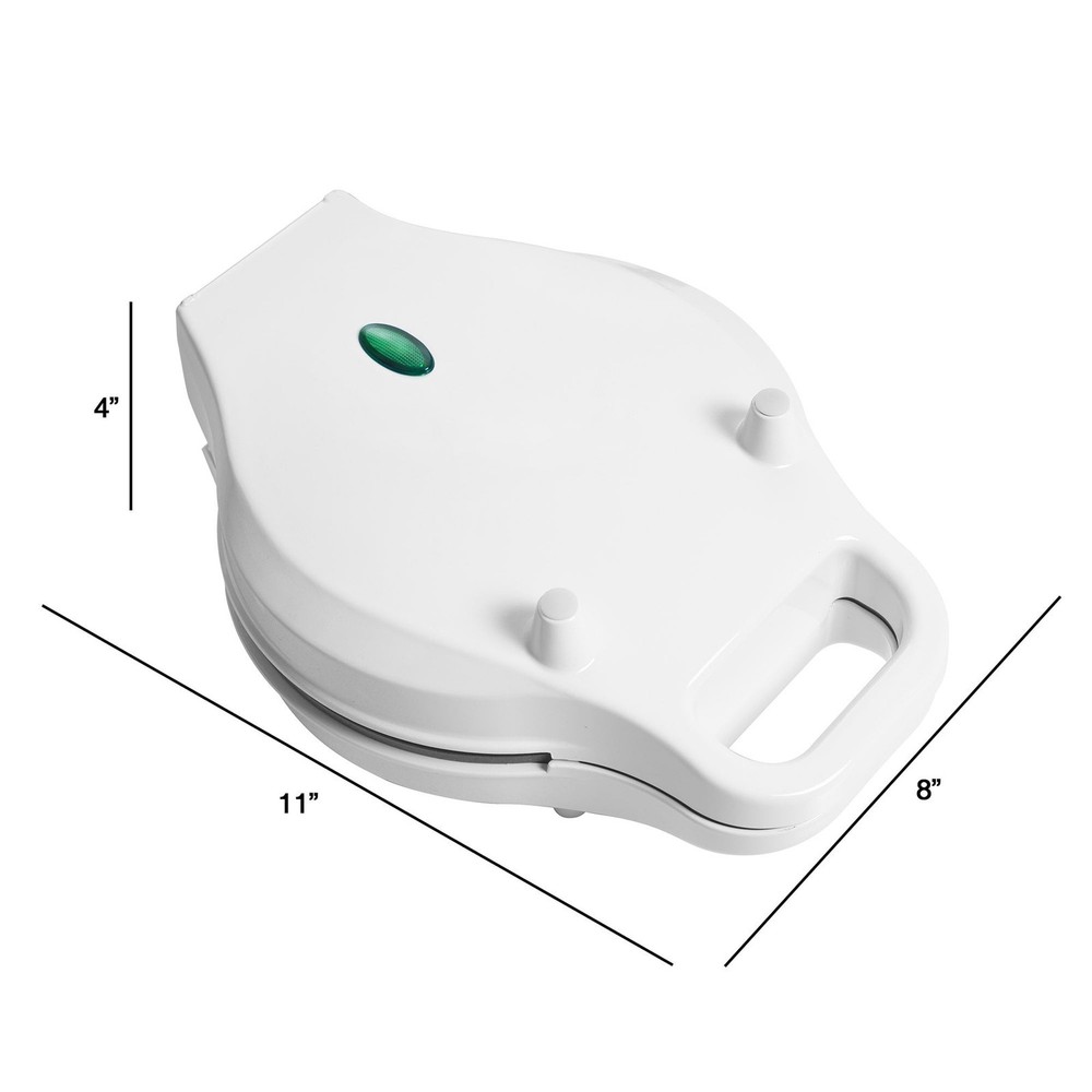 Nonstick Mini Donut Maker Machine At-Home Doughnuts White)