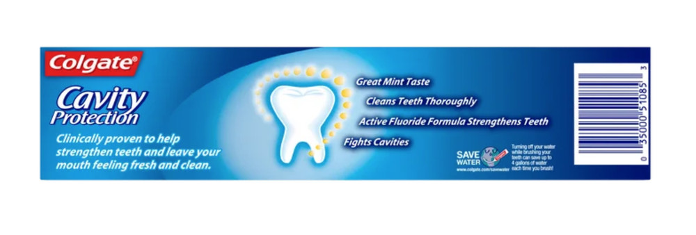 Colgate Cavity Protection Toothpaste with Fluoride - 8 oz 2 Pack