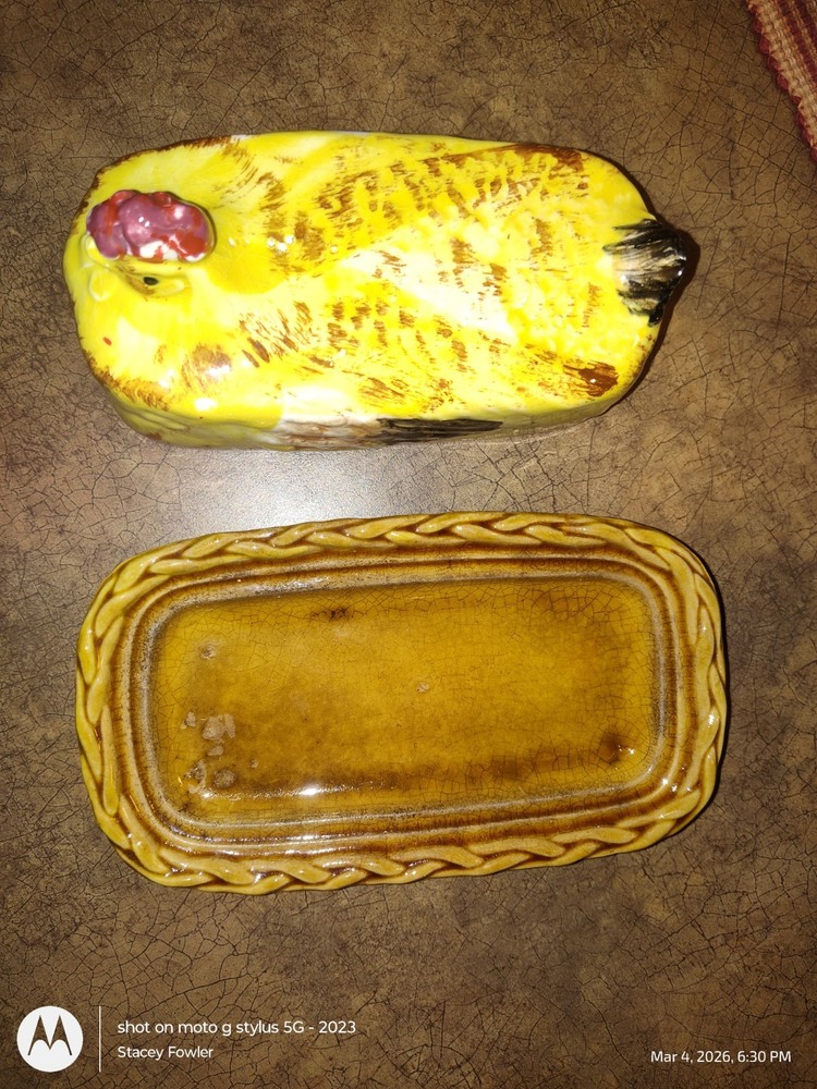 🐔 🧈 HEN ON NEST BUTTER DISH