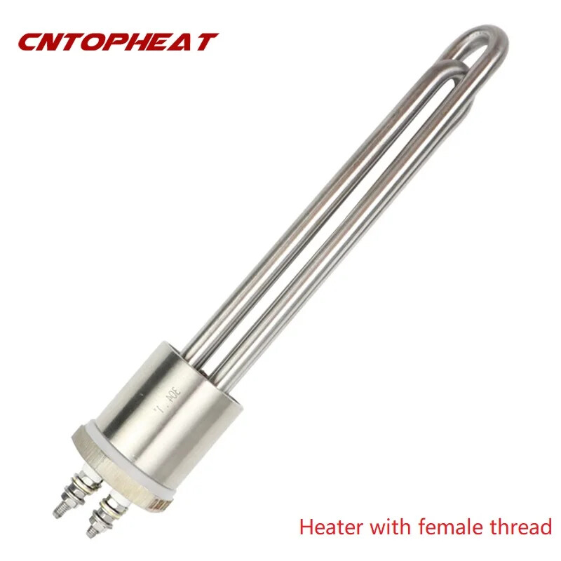 12V DC Water Heating Element Camper Solar Heater 300W/600W DN25 12V Hot Water