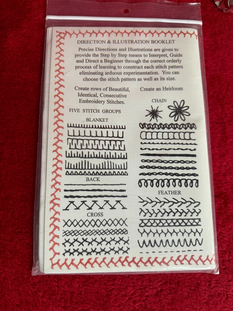 NIP Creative Stitchery Success Transfer Strips Instructions & More