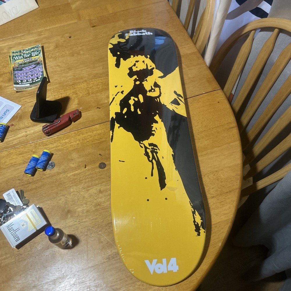 black sabbath skateboard deck vol. 4 ozzy