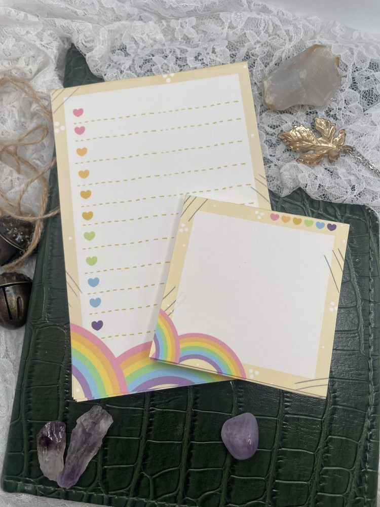 Rainbow Tear Away Notepad