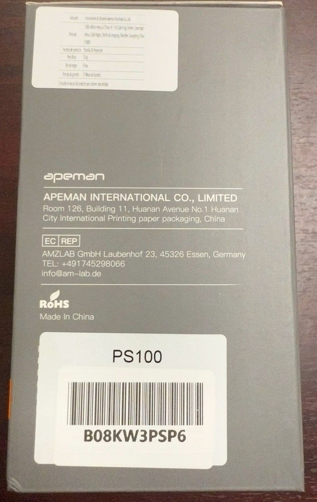 Apeman Projector Screen 100 Inch