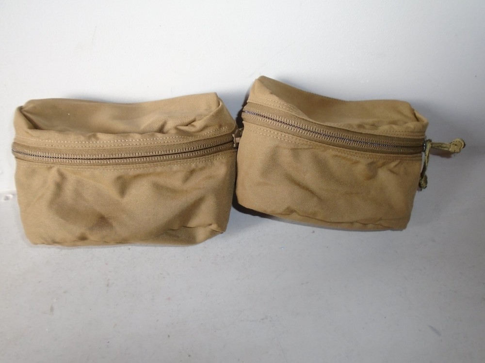 Propper USMC Coyote MOLLE Small Reversible Pouch Corpsman Assault System (2-PACK