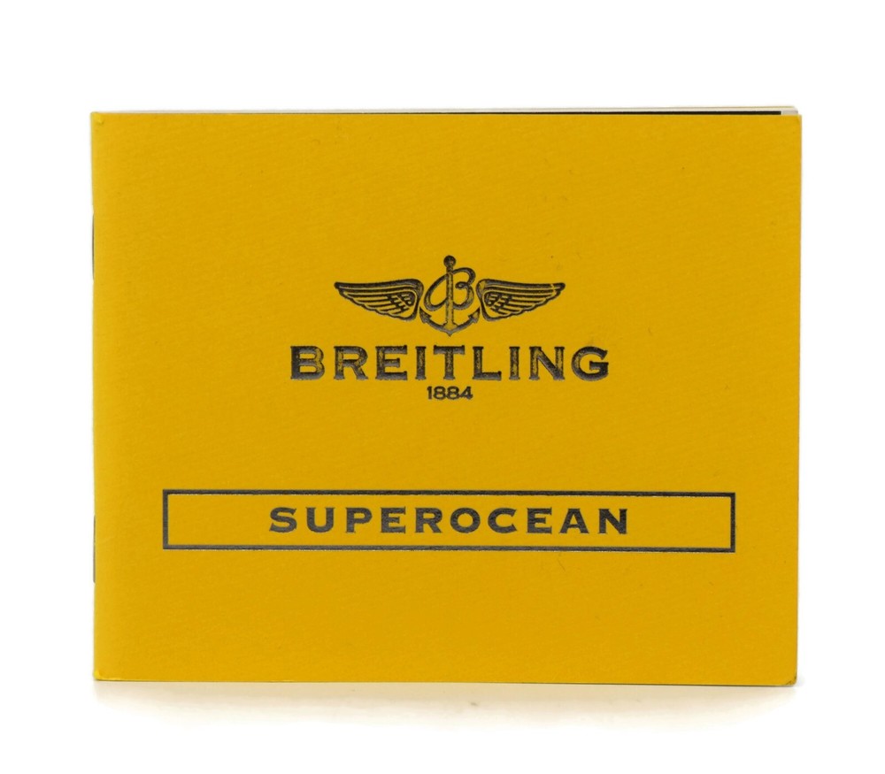Breitling Superocean Booklet Manual