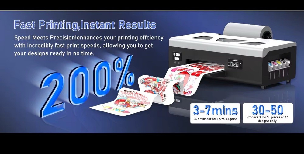 A4 dtf printer for Epson L800 DTF printer, DTF transfer machine with over