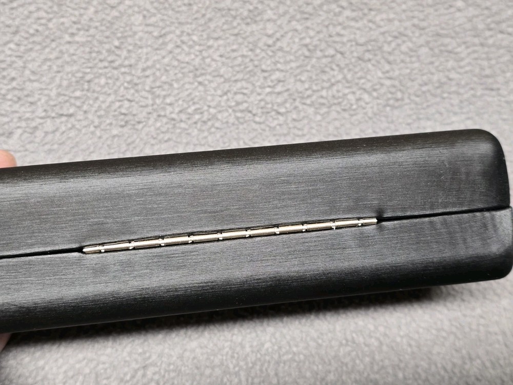 Joseph Abboud Clam Shell Black Eyeglasses Case Preowned