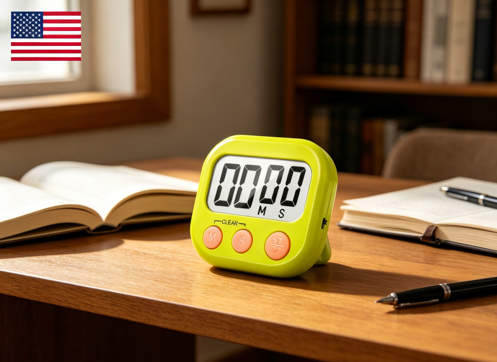 Multi-Function Countdown Timer Alarm Clock for Kitchen Baking & Student Study