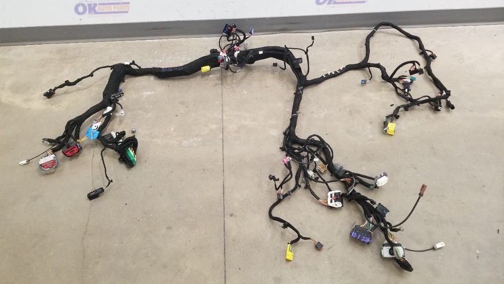 20 JEEP GLADIATOR JT DASH PANEL DASHBOARD WIRE HARNESS 68409412AC