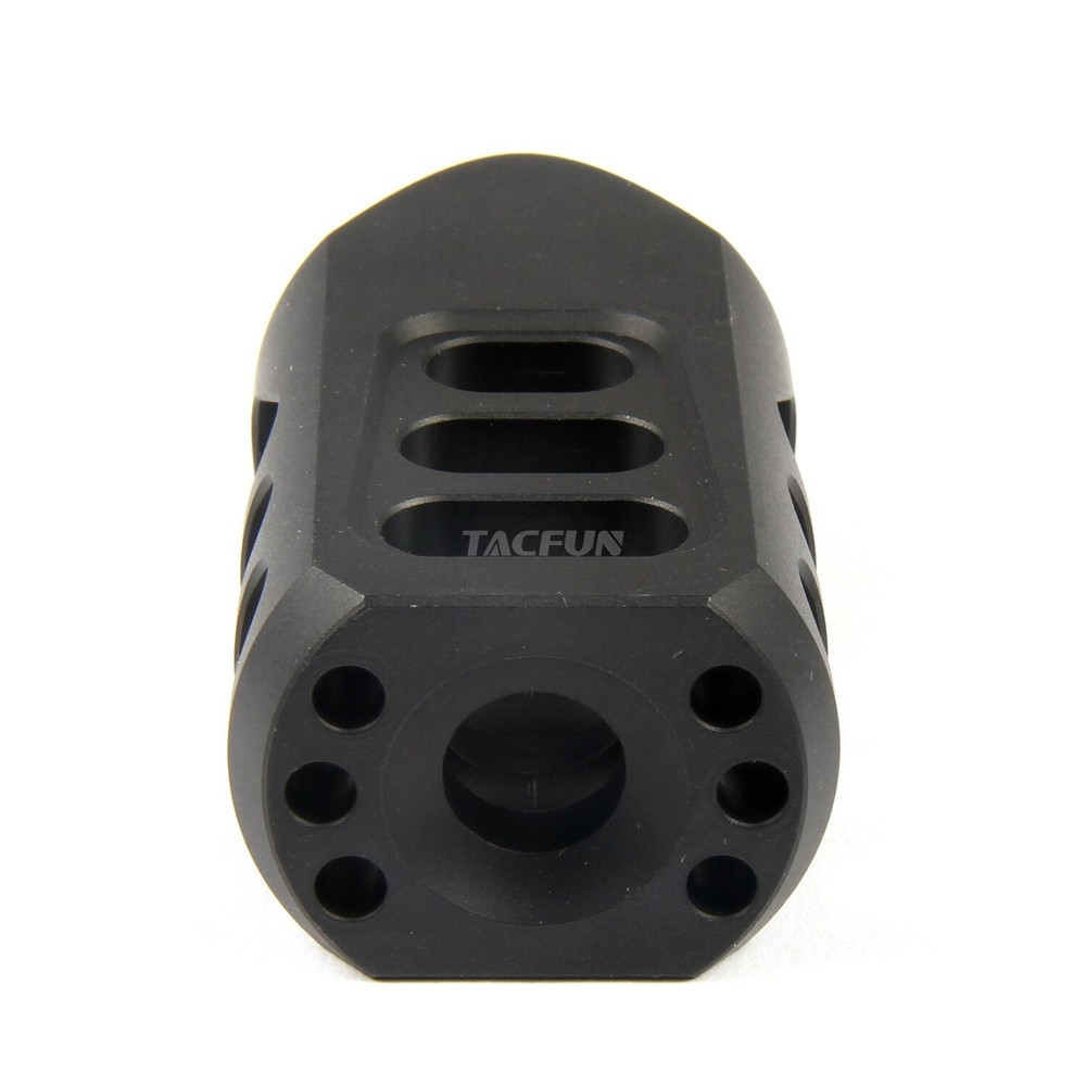 Tanker Style Muzzle Brake 1/2x28 Pitch for 9MM