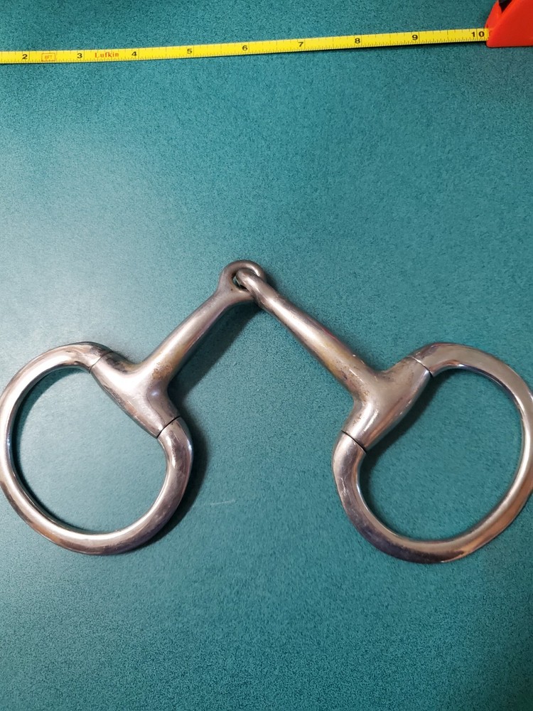Eggbutt SNAFFLE BIT, 4.75" stainless MOUTH