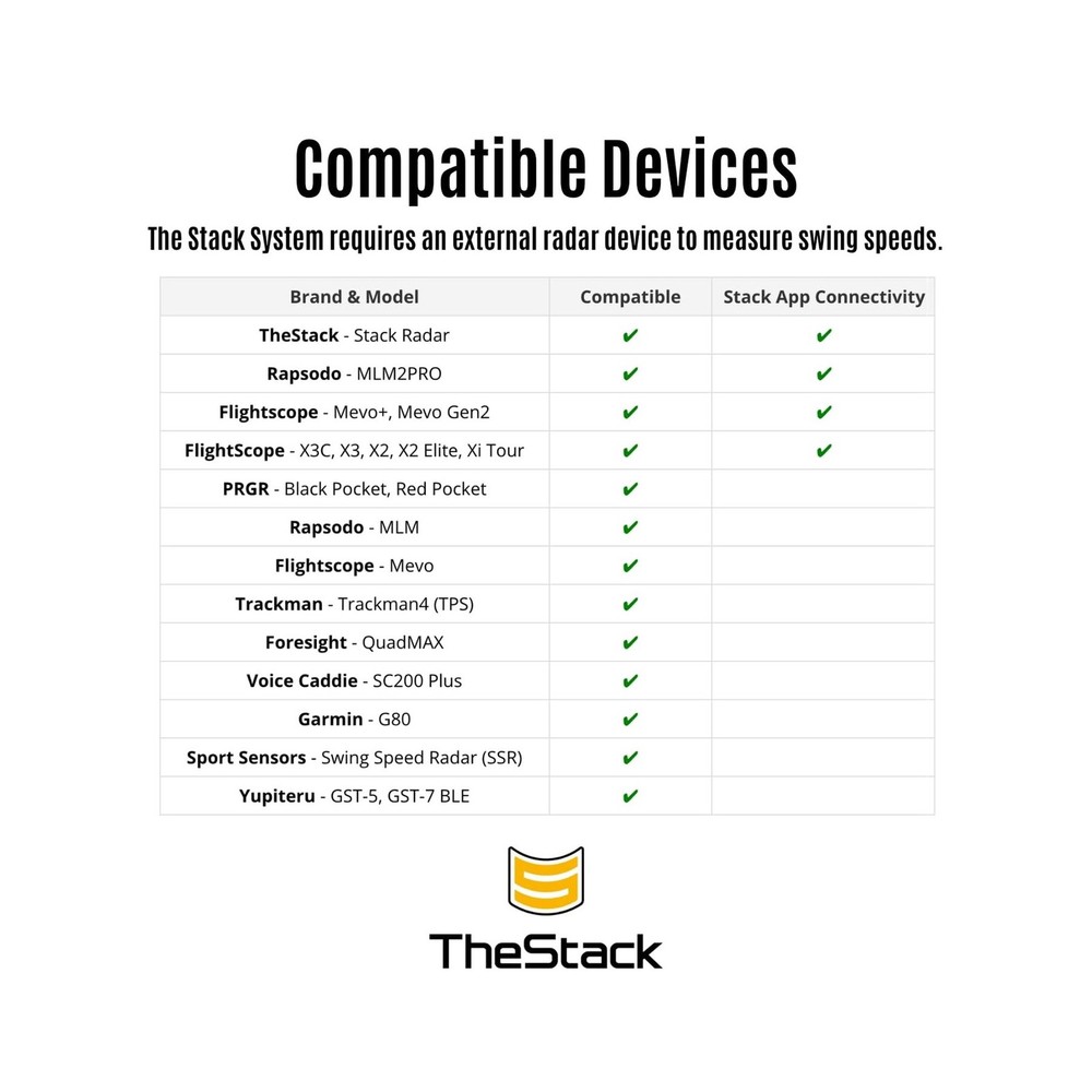 TheStack™ | Golf Swing Speed Trainer | Weighted Golf Training Aid | Golf S