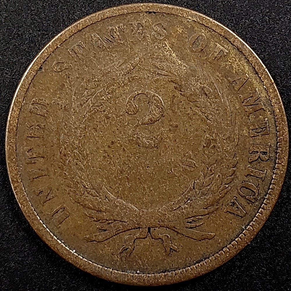 1866 Two Cent Piece!