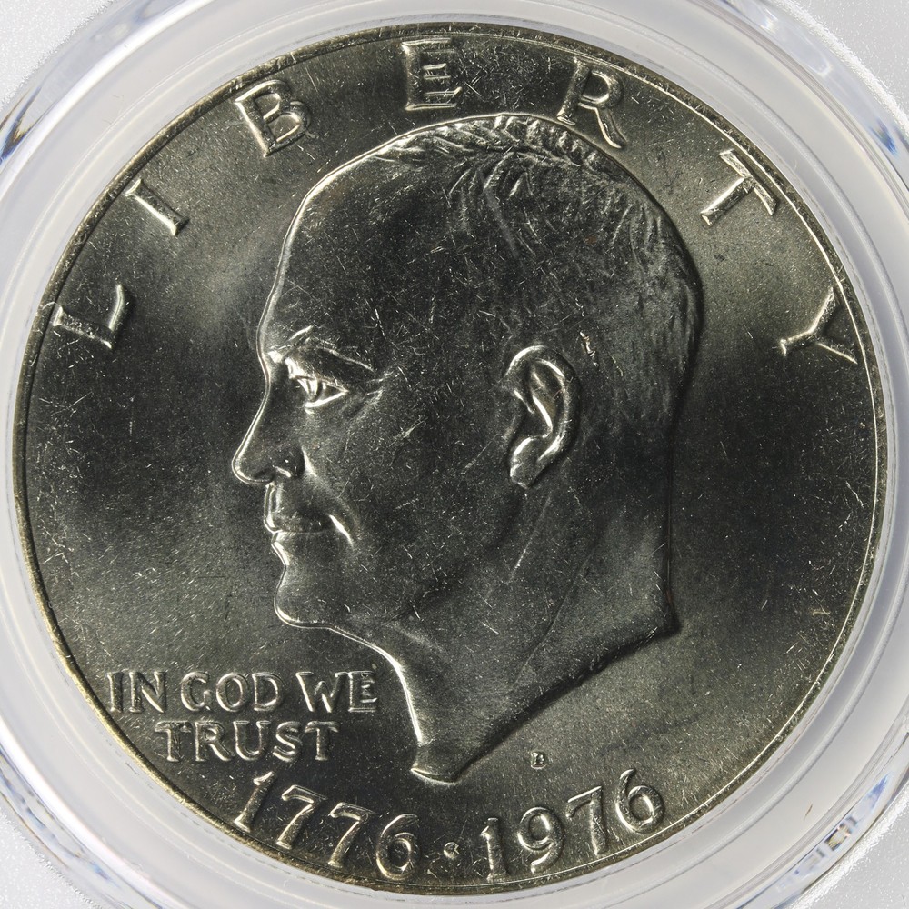 1976-D $1 Type 2 Eisenhower Dollar PCGS MS65 – Bicentennial