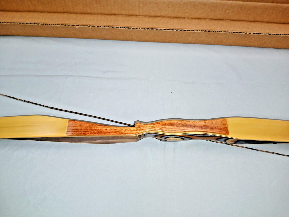 CHARRON ARCHERY - CUSTOM LONGBOW 62"AMO @ 48#