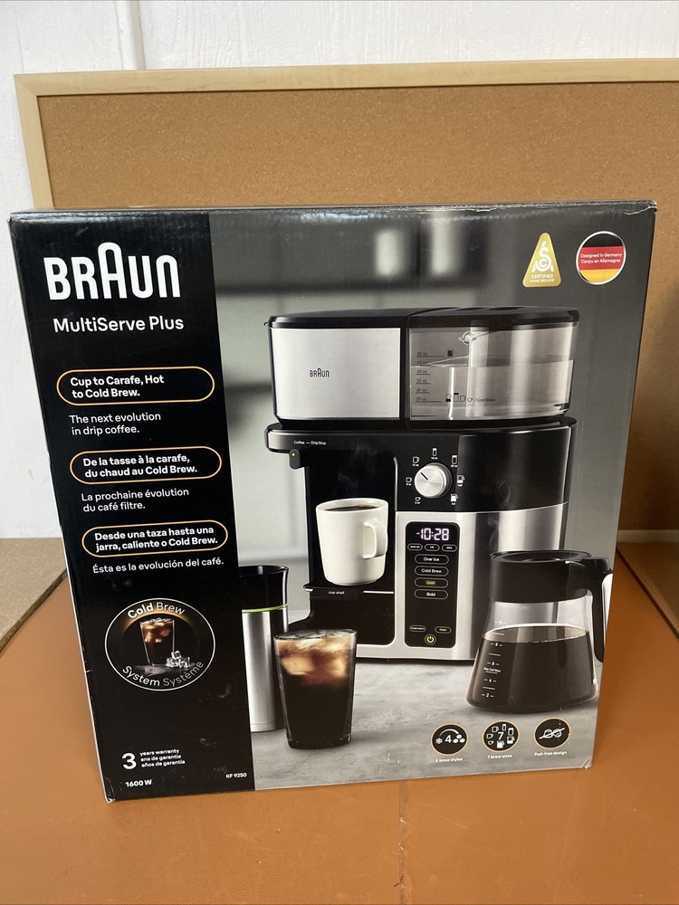 Braun MultiServe Plus Coffee, both Hot & Cold KF9250BK