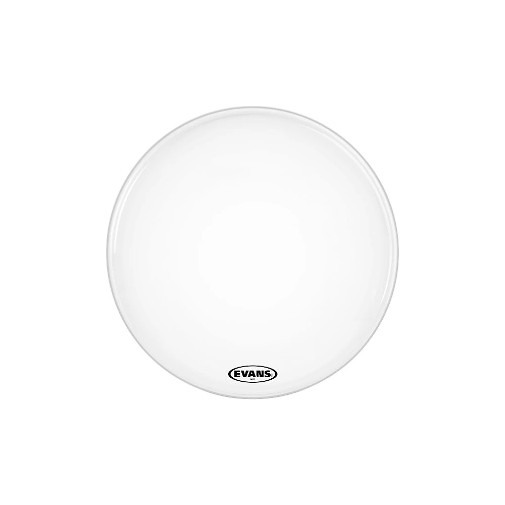 Evans MX2 White Marching Bass Head 22 in.