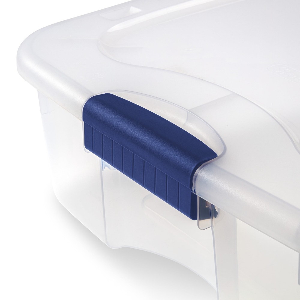 Sterilite Large Storage Bin, 66 Quart Clear Underbed Storage Container