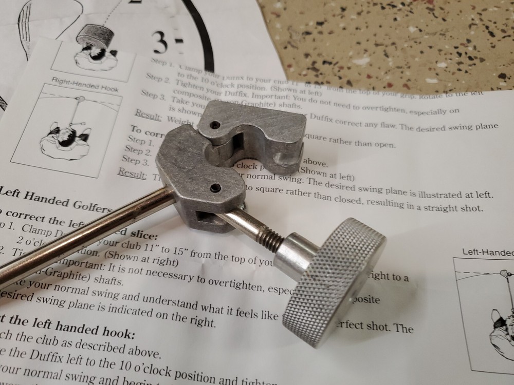 The Duffix Golf Swing Trainer Reduces Hooking & Slicing