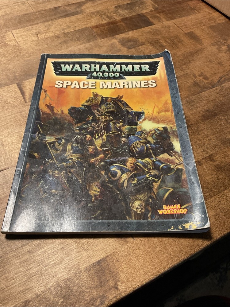 Warhammer 40K Classic Space Marines Army Book 2004 Codex Good SC OOP