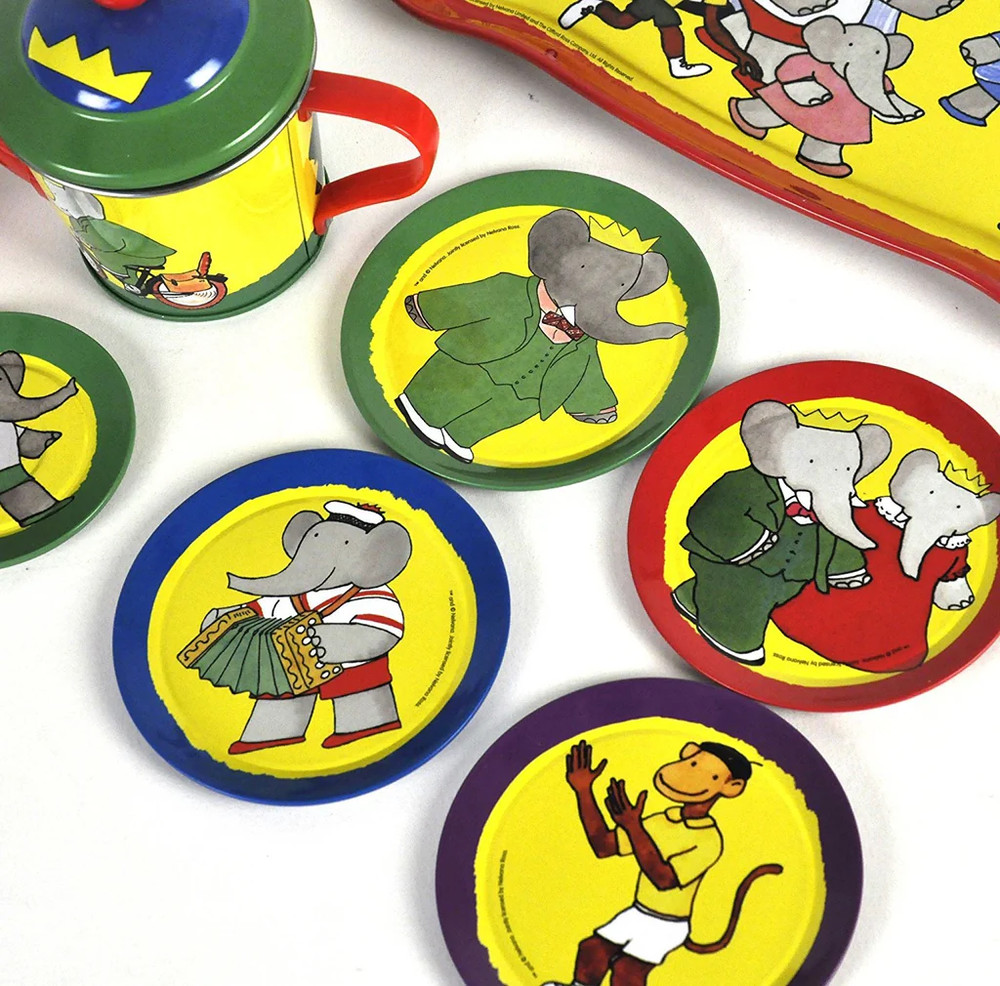 BABAR - Babar The Elephant TIN TEA SET
