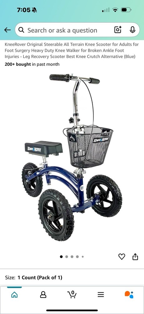 KneeRover Steerable