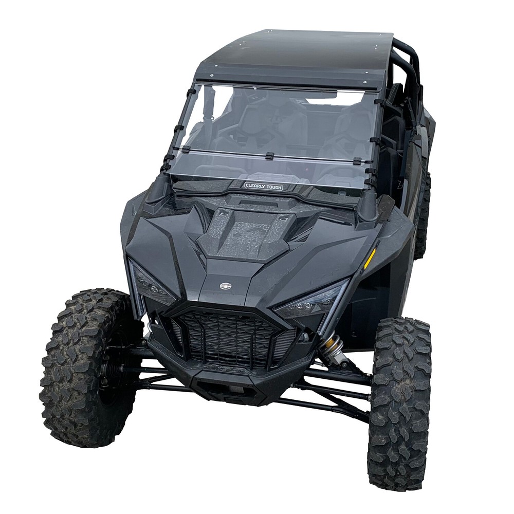 Clearly Tough Polaris RZR Pro XP Full Folding Windshield