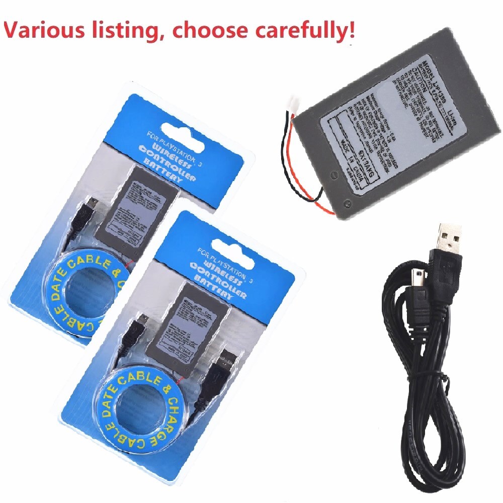 Battery for Sony LIP1359 Dualshock 3 Wireless Controller CECHZC2E CECHZC2U
