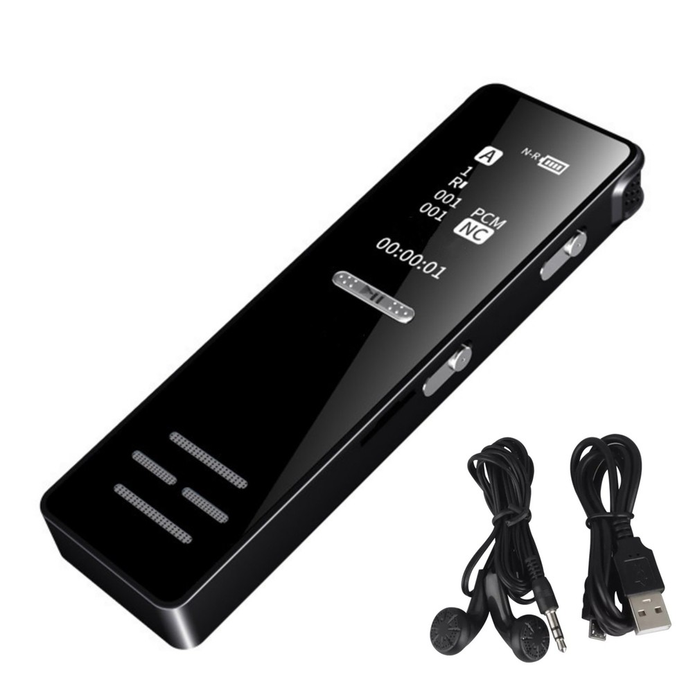 8-Core DSP Recorder - 1200Min Voice Activated Device with OLED Screen 1PCS