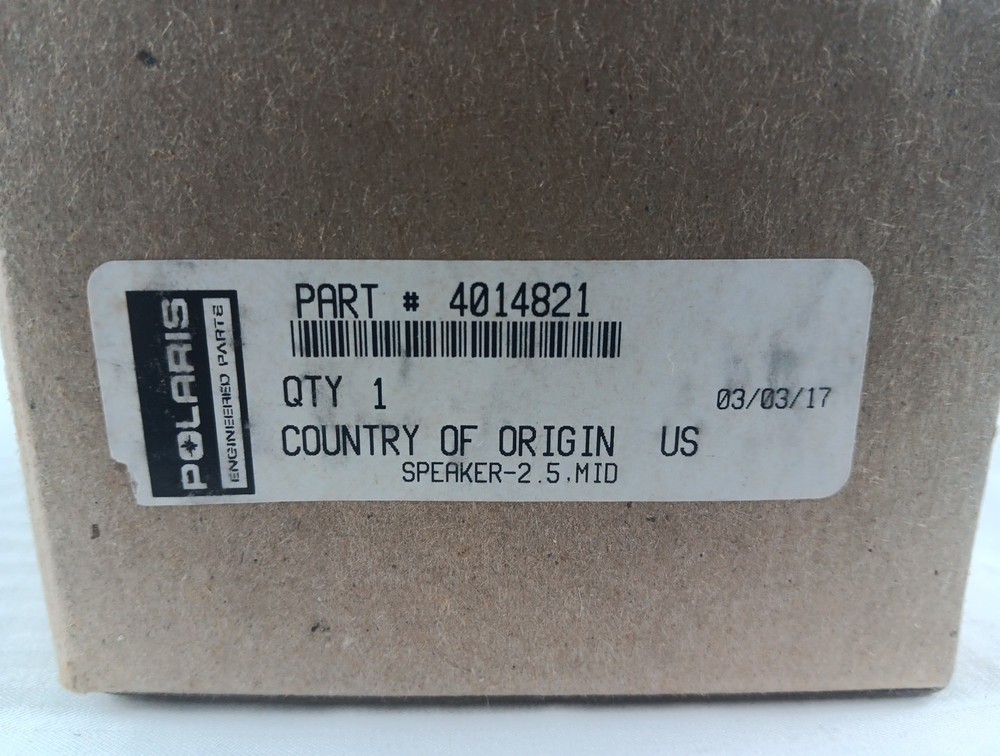 POLARIS ENGINEERING 2.5 IN MID AUDIO SPEAKER 4014821