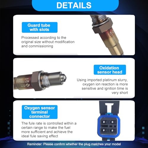 4011853 O2 Sensor Oxygen Sensor Lambda Sensor Compatible with Polaris Ranger