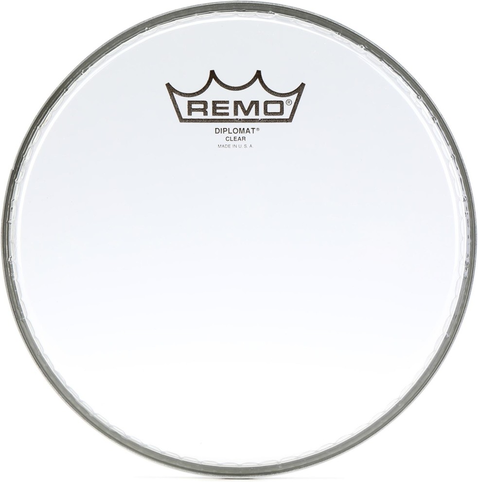 Remo Diplomat Clear Drumhead - 8 inch (3-pack) Bundle