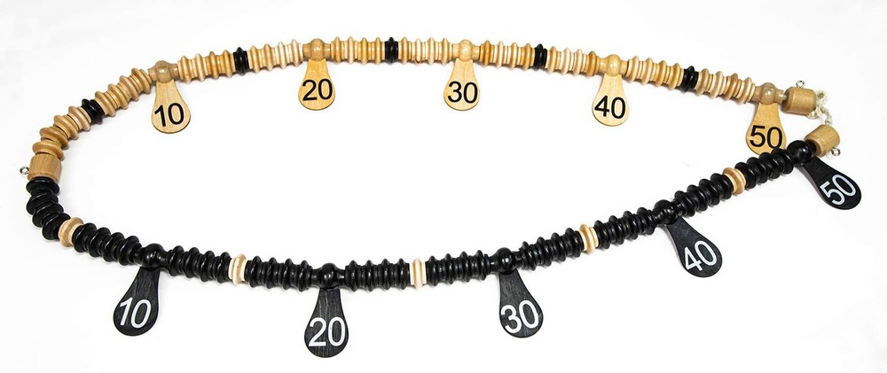 Classic Billiard Score Keeper Pool Table Wooden Beads Scoring System