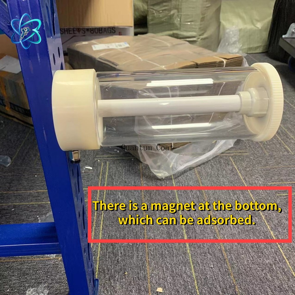 Fluidization hopper cup (1 L) with IG02 pump Fits powder coating machine system